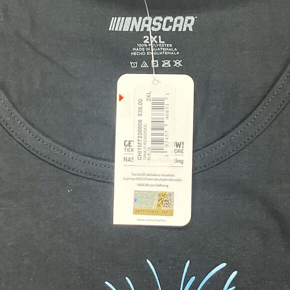 2XL Nascar 2023 Chicago Street Race Tank Top Mens Shirt Fireworks Black Size New - Picture 2 of 4